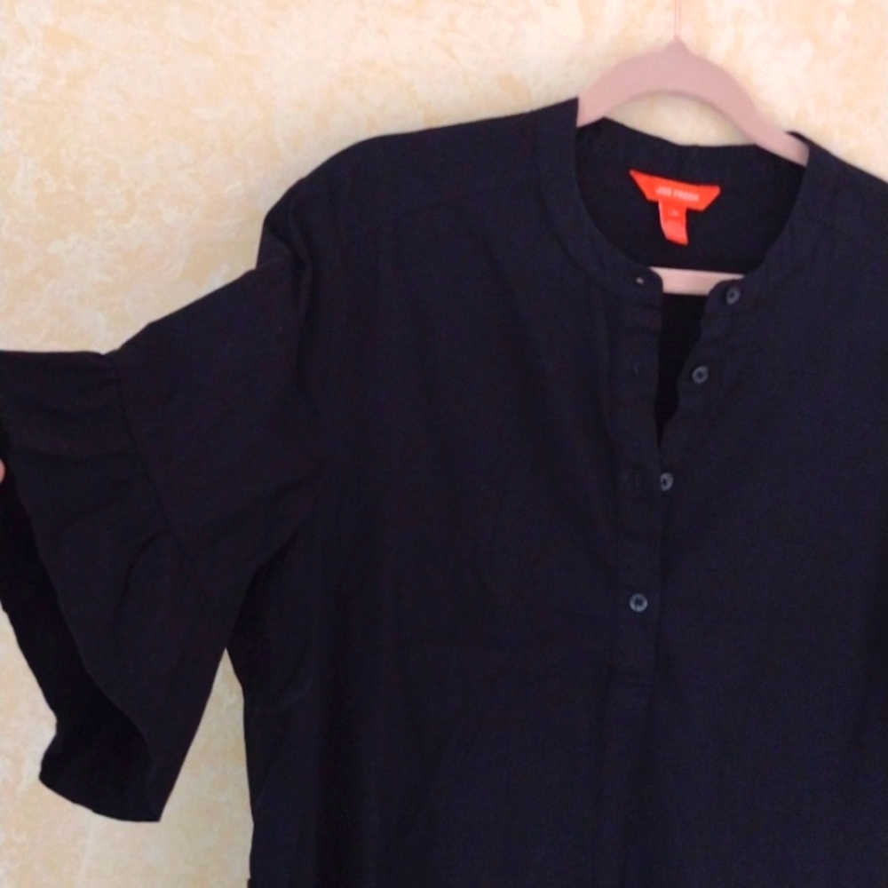 2️⃣ for $20 old navy black cotton dress with scalloped eyelet hem